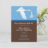 カスタムベビーシャワー招待状 招待状 (スタンド正面)