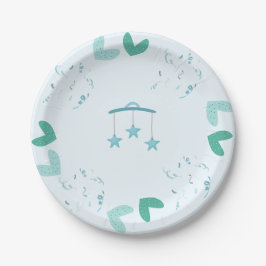 カスタムベビーシャワー紙プレート ペーパープレート