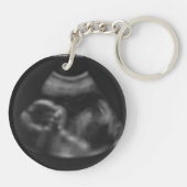 カスタムベビーソノグラム期待パパ キーホルダー (裏面)