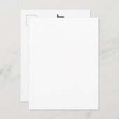 カスタムベビーパーソナライズされた告知はがき 案内ポストカード (正面/裏面)