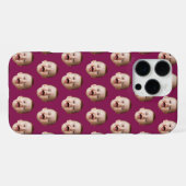 カスタムベビーフェイスのオーダーメイドiPhoneケース iPhoneケース (裏面横)