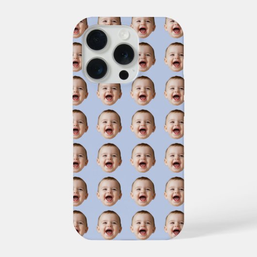 カスタムベビーフェイス オリジナルiPhoneケース iPhoneケース (裏面)