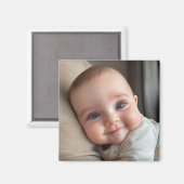カスタムベビーフォト冷蔵庫用マグネットベビーのお知らせ マグネット (正面/裏面)