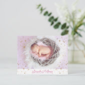 カスタムベビーフォト誕生 案内ポストカード (スタンド正面)
