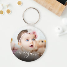 カスタムベビー写真の名前の手書きスクリプト