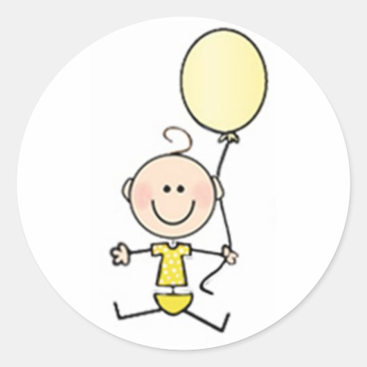 カスタムベビー初 ラウンドシール (正面)