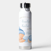 カスタムベビー名スリーピングボーイ ウォーターボトル (左面)