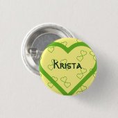 カスタムベビー名3 cm丸バッジ 缶バッジ (正面&裏面)