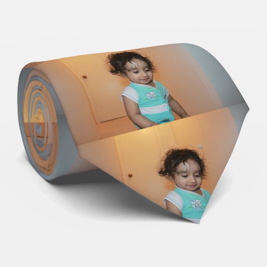 カスタムベビー子どもパパギフト ネクタイ (ロール)