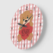 カスタムベビー室 ラージ壁時計 (傾斜)