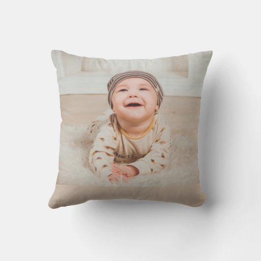 カスタムベビー枕 | 記念パーソナライズされた品 クッション (裏面)