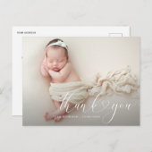 カスタムベビー生誕の告知はがき ポストカード (正面/裏面)