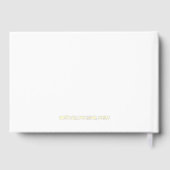 カスタムベビー金箔母の母の本の形見 ゲストブック (裏面)