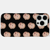 カスタムベビー顔パターンパーソナライズされたベビー写真 Case-Mate iPhoneケース (裏面 (横))
