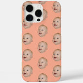 カスタムベビー顔パターンパーソナライズされたベビー写真 Case-Mate iPhoneケース (裏面)