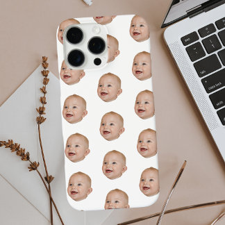 カスタムベビー顔パターンパーソナライズされたベビー写真 iPhone 16 PRO MAXケース