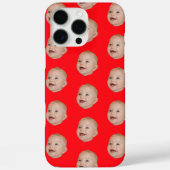 カスタムベビー顔パターンパーソナライズされたベビー写真 Case-Mate iPhoneケース (裏面)