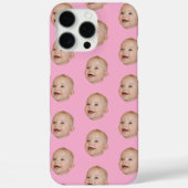 カスタムベビー顔パターンパーソナライズされたベビー写真 Case-Mate iPhoneケース (裏面)