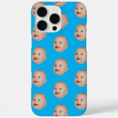 カスタムベビー顔パターンパーソナライズされたベビー写真 Case-Mate iPhoneケース (裏面)