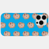 カスタムベビー顔パターンパーソナライズされたベビー写真 Case-Mate iPhoneケース (裏面 (横))