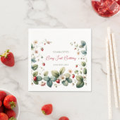 カスタムベリーファースト誕生日 スタンダードカクテルナプキン (インサイチュ)