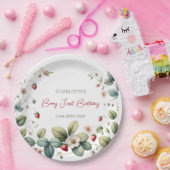 カスタムベリーファースト誕生日 ペーパープレート (パーティー)