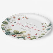 カスタムベリーファースト誕生日 ペーパープレート (アングル)