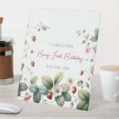 カスタムベリーファースト誕生日 台座サイン (インサイチュ)