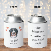 カスタムベルネーズマウンテン犬ペットズ結婚クーラーボックス 缶クーラー