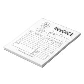 カスタムベーカリーインボイス結婚のケーキ ノートパッド (回転)