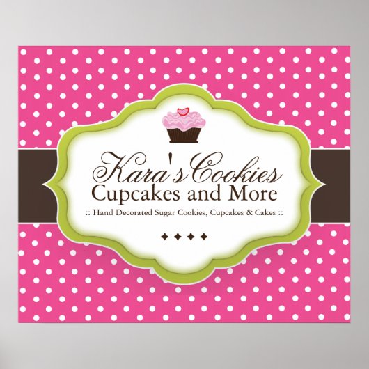 カスタムベーカリーポスター ポスター (正面)