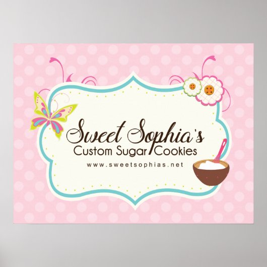 カスタムベーカリーポスター ポスター (正面)