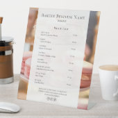 カスタムベーカリー価格表メニュー 台座サイン (インサイチュ)