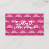 カスタムベーカリー店の名刺テンプレートデザイン 名刺 (正面)