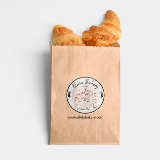 カスタムベーカリーBusiness Homeのスタートアップ ラウンドシール