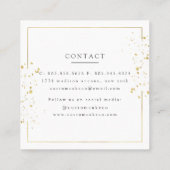 カスタムベーカリーChef Tools名刺 スクエア名刺 (裏面)