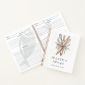 カスタムベーカーズ転がピンウィスクレシピテンプレート ノートブック (内部)