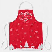 カスタムベーキング(お名前)エプロン付きクリスマス エプロン (正面)