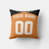 カスタムベースボールジャージーネーム&ナンバーピロー クッション (裏面)
