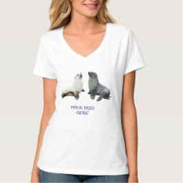 カスタムペア写真テキストTシャツテンプレート Tシャツ