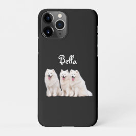 カスタムペットのスケッチケース、写真と名前 | 犬のお母さん iPhone 11Proケース