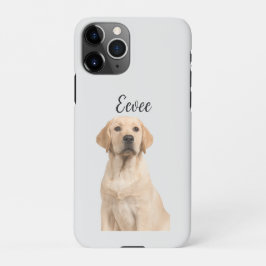 カスタムペットのスケッチケース、写真と名前 | 犬のお母さん iPhone 11Proケース