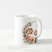 カスタムペットのマグパーソナライズされた – 犬と猫好きギフト コーヒーマグカップ (正面右)