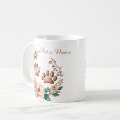 カスタムペットのマグパーソナライズされた – 犬と猫好きギフト コーヒーマグカップ (正面左)