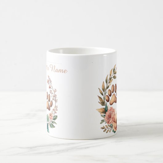 カスタムペットのマグパーソナライズされた – 犬と猫好きギフト コーヒーマグカップ (中央)