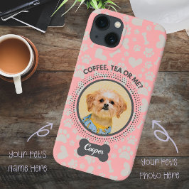 カスタムペットの写真と名前の電話ケース – ギフトユニーク iPhone 13ケース