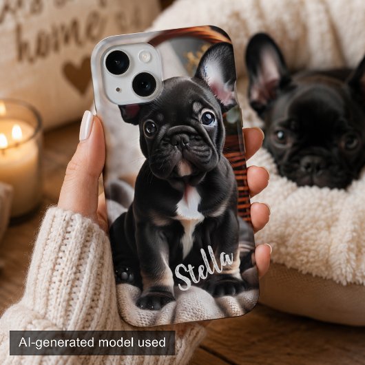 カスタムペットの写真と名前入り Case-Mate iPhoneケース