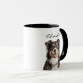 カスタムペットの写真と名前 マグカップ (正面右)