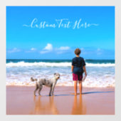 カスタムペットの写真と文字の窓が離れない ウィンドウサイン (シート)