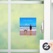 カスタムペットの写真と文字の窓が離れない ウィンドウサイン (ホーム)